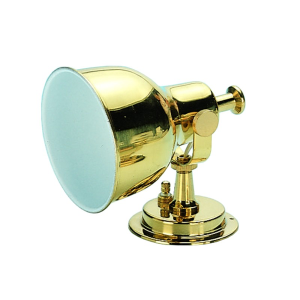 Bunk Side LED Reading Light: Classic Lacquered Brass
