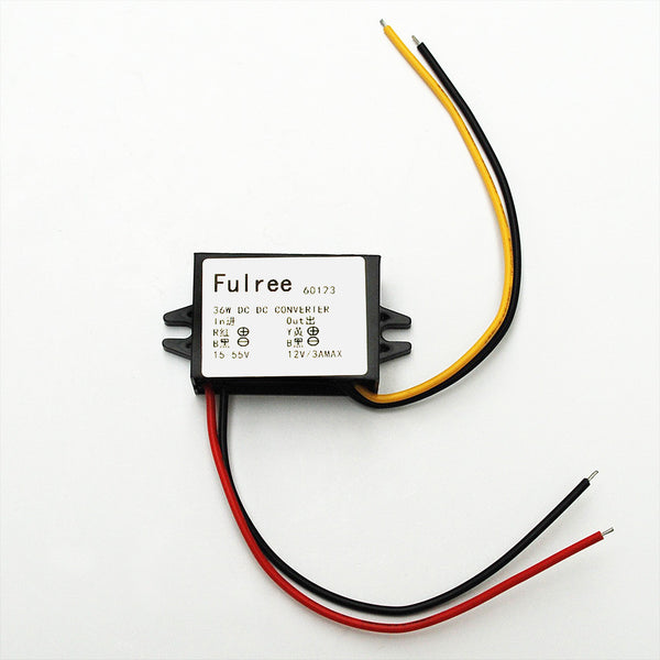 15-55V DC to 12V DC Voltage Convertor & Stabiliser: 36W