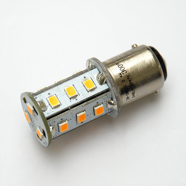 1x DC12V BA15D 2835 56 SMD LED For Caravan Car Auto Turn Signal Light Bulb White - Foto 3
