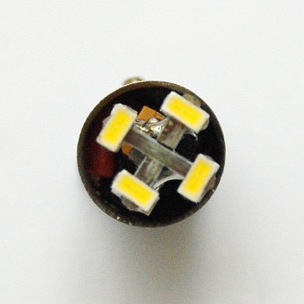 2x BA9s LED Bulbs – 10 SMD 3014 LEDs – 6000K White – 12V – For Car Interior Dome & Parker Lights