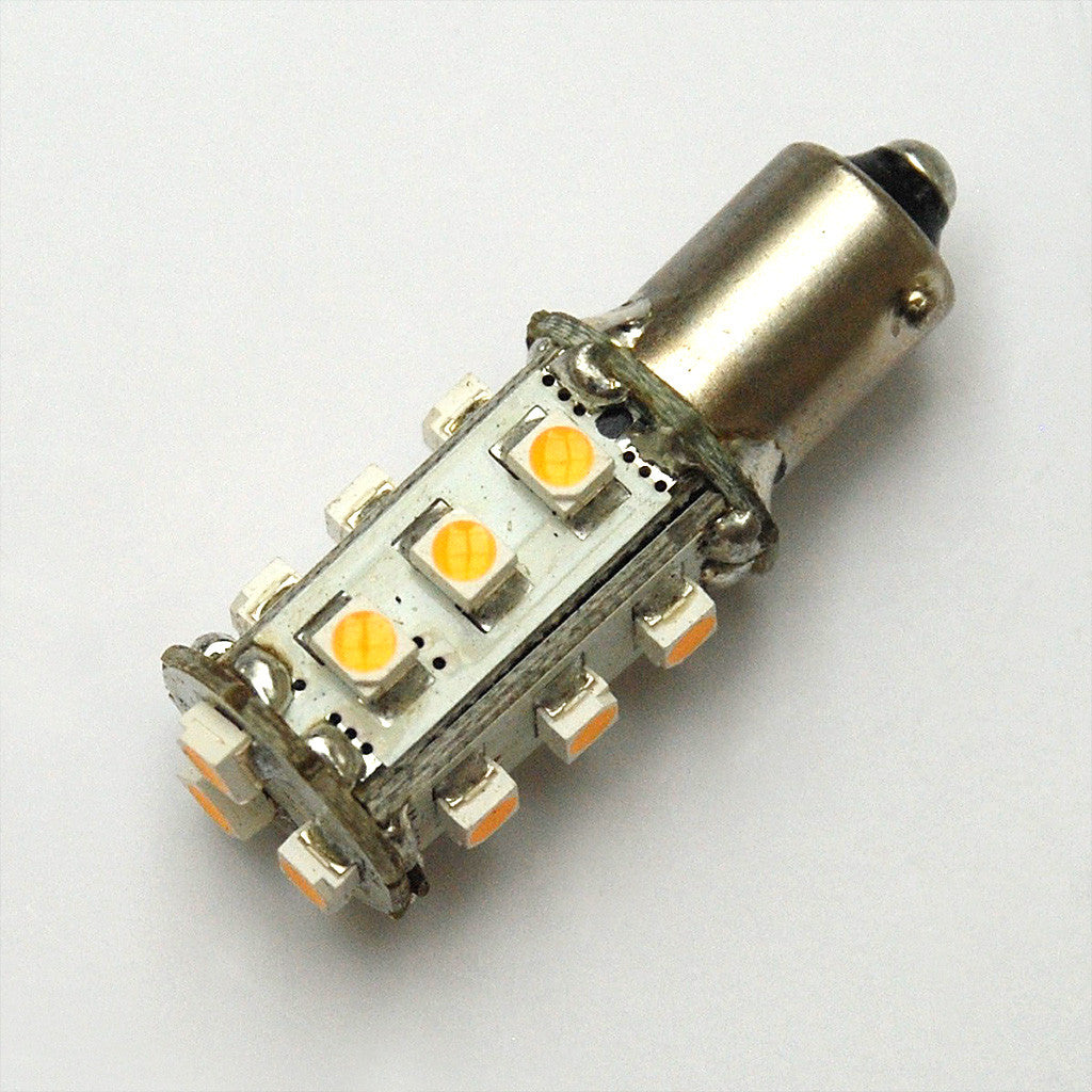 Warm White BA9S 15 SMD LED Bayonet Replacement Bulb