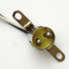 BAY15D Plated Brass Lamp Holder
