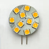 G4 10 SMD 5050 LED Planar Disc Lamp: Side Pin