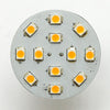 G4 12 SMD 2835 LED Planar Disc Lamp: Long Back Pin, Protected