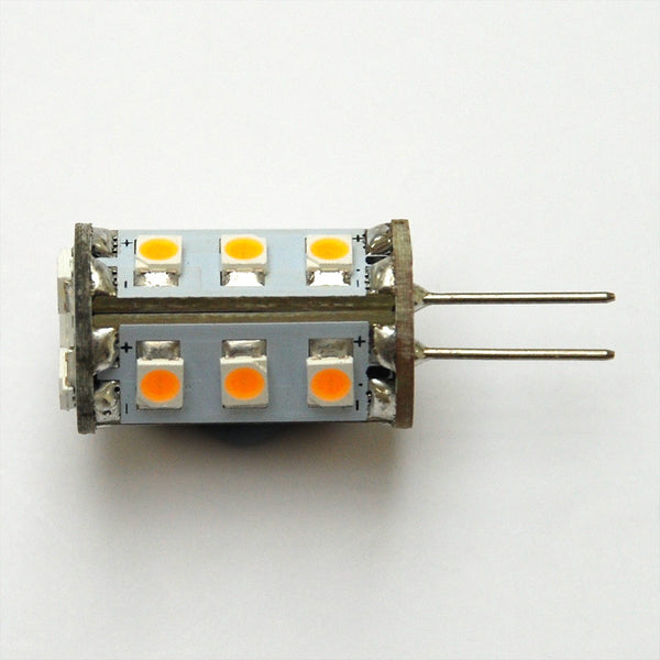 Warm White G4 15 SMD 3528 Bi-Pin LED Tower Lamp