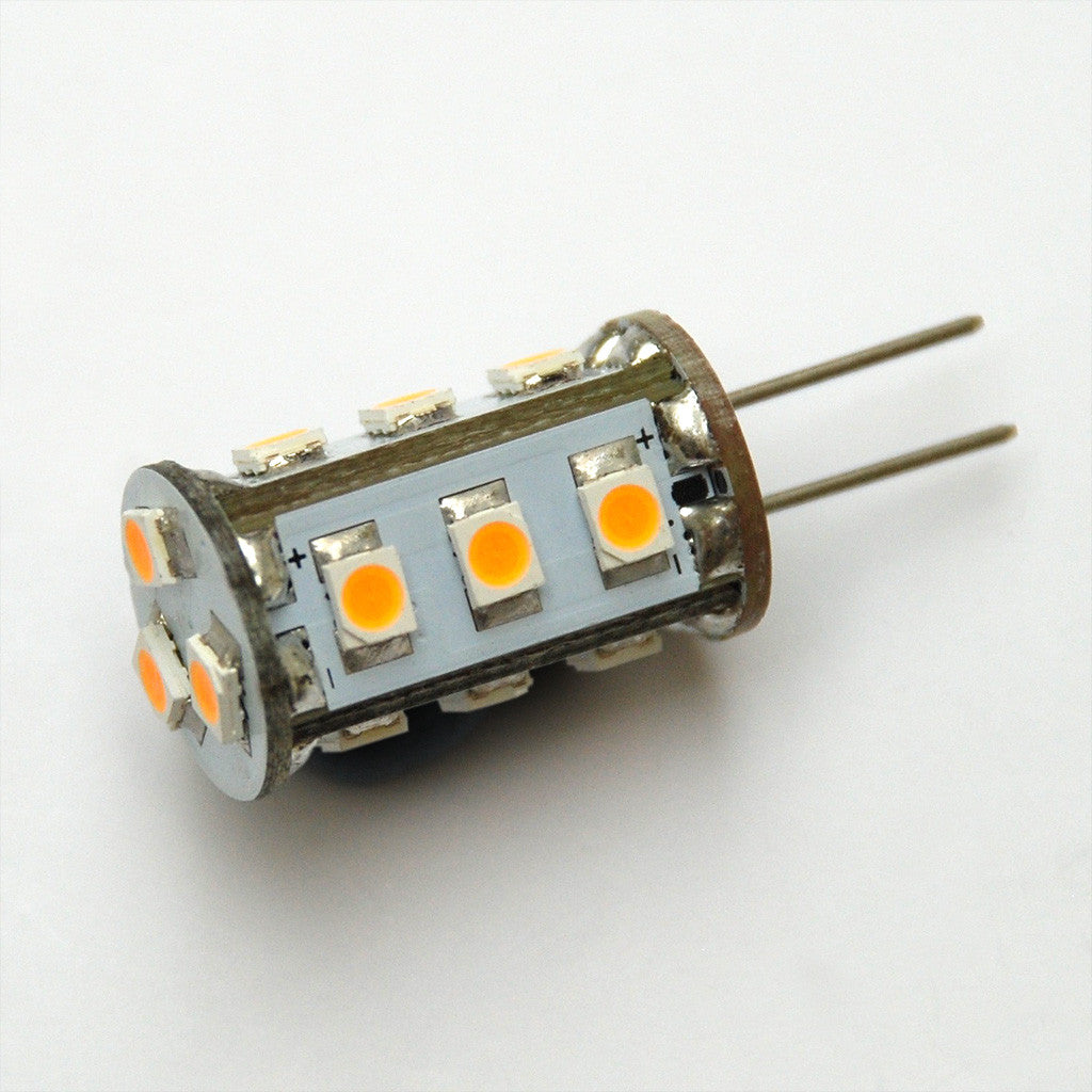 Warm White G4 15 SMD 3528 Bi-Pin LED Tower Lamp