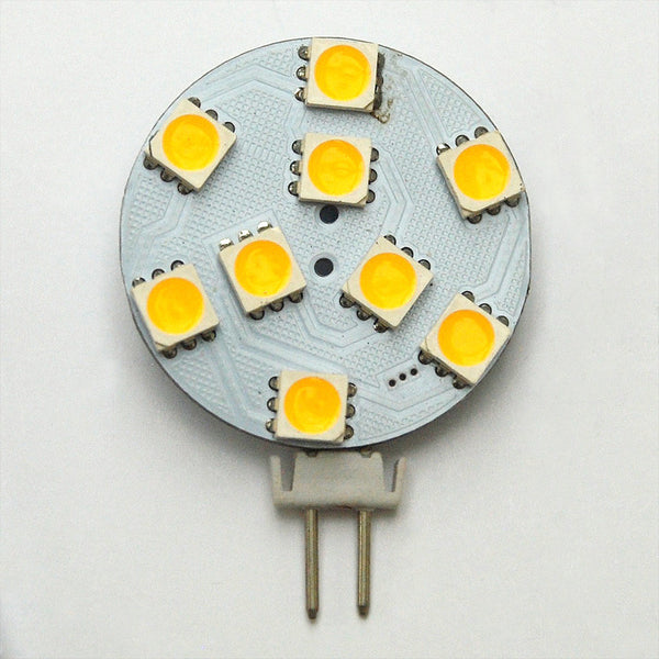 G4 9 SMD 5050 LED Planar Disc Lamp: 13V