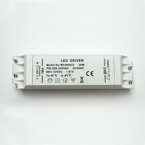 Non Waterproof LED Driver: Constant Voltage 12V / 20W from AC 230V
