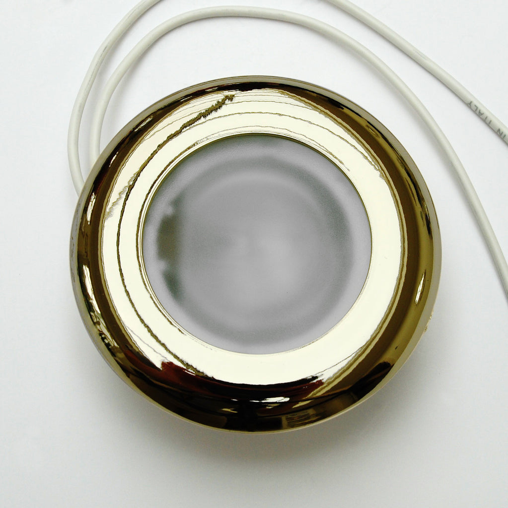 Recessed LED Down Light Fixture: Gold Type, Un-switched