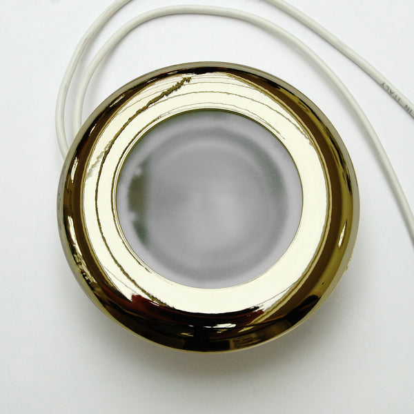 Recessed LED Down Light Fixture: Gold Type, Un-switched