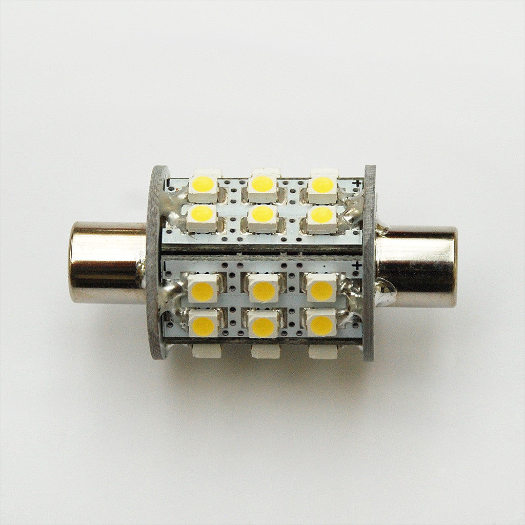 BA9S 15 SMD 3528 LED Bayonet Replacement Bulb • Boatlamps