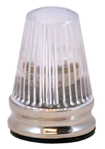 All Round White LED Navigation Light - Stainless Steel Base - Nav-A08