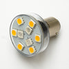 BA15D 9 SMD 5050 LED Red / White Switchable