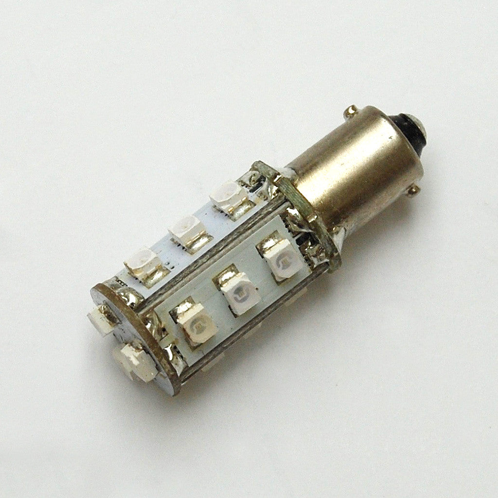 BA9S 15 SMD 3528 LED Bayonet Replacement Bulb • Boatlamps