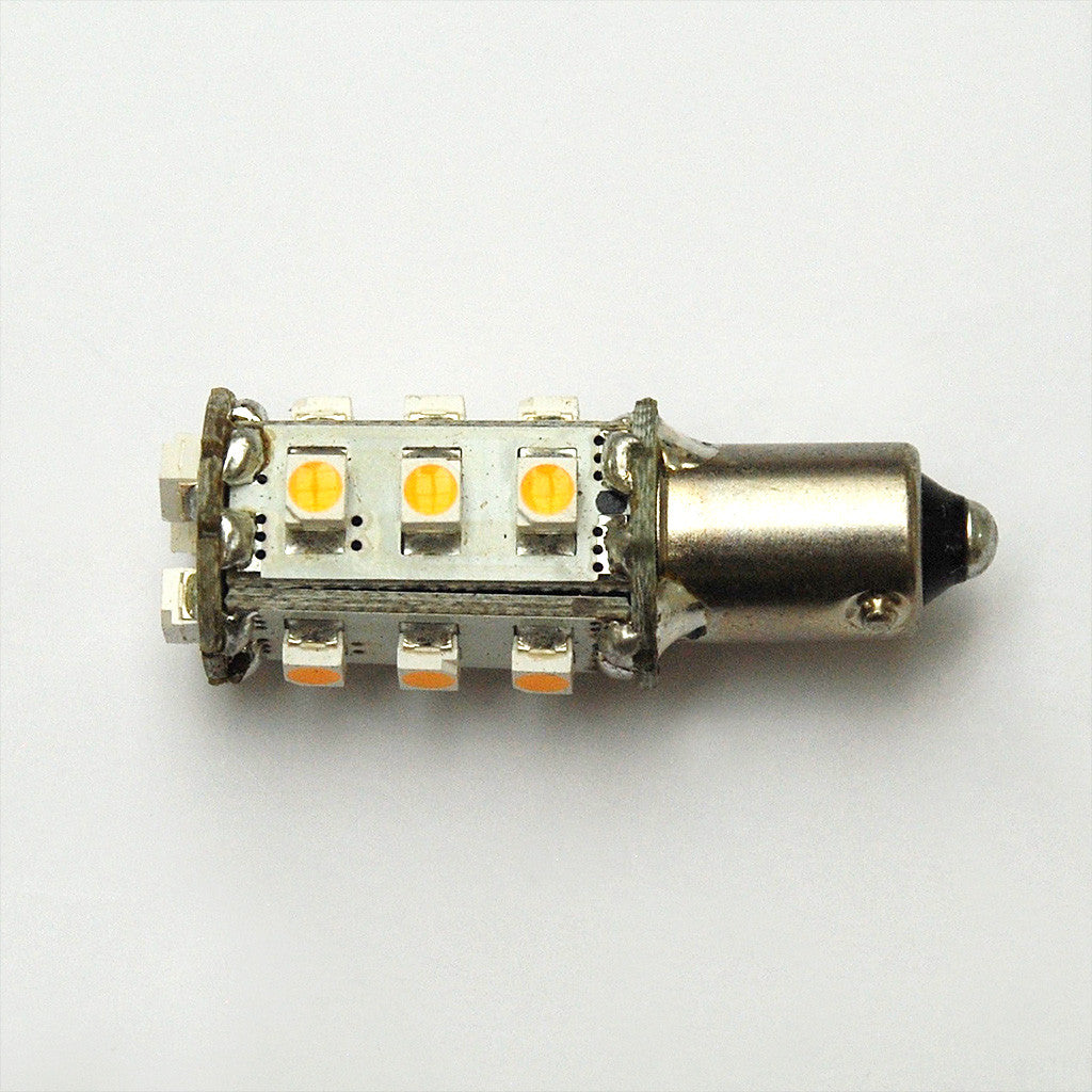 LED Bulb, bayonet BA9s, 12V, 5W, amber