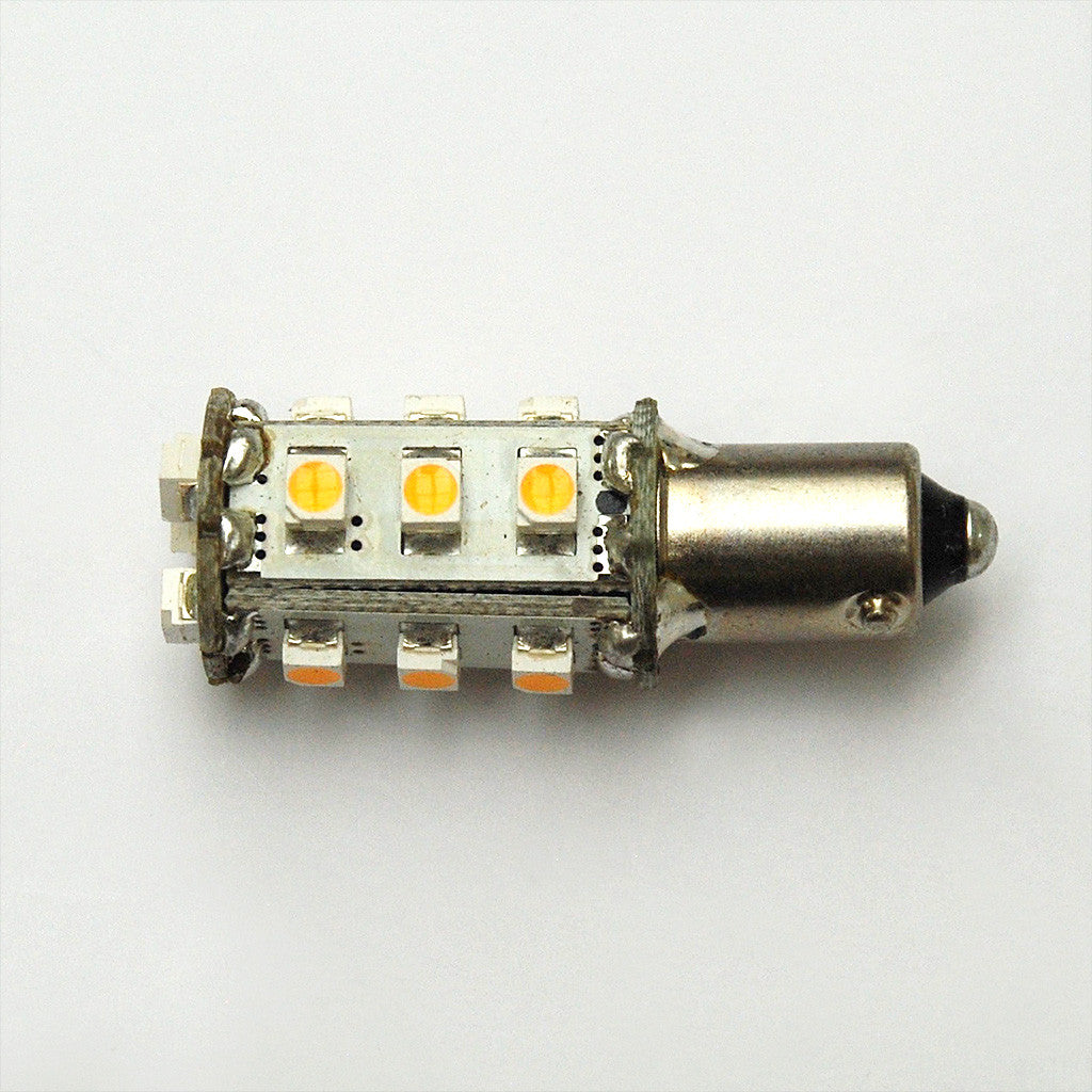 BA9S 15 SMD 3528 LED Bayonet Replacement Bulb • Boatlamps
