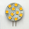 G4 10 SMD 5050 LED Planar Disc Lamp: Side Pin