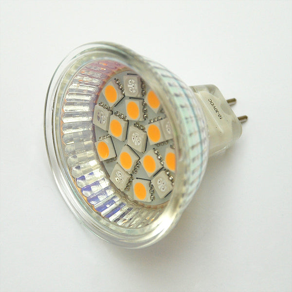 MR16 16 SMD 5050 Red / White Switchable LED Lamp