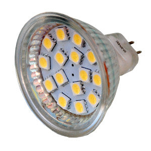 MR16 15 SMD 5050 LED Bulb - Glass Covered