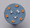 G4 9 SMD 2835 LED Planar Disc Lamp: Long Back Pin, Red / Warm White