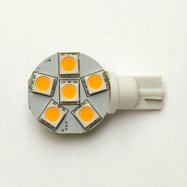 T10 6 SMD 5050 LED Wedge Lamp